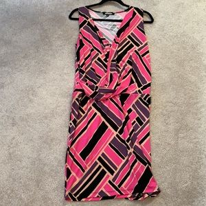 Sleeveless summer dress; has lot of stretch to it.